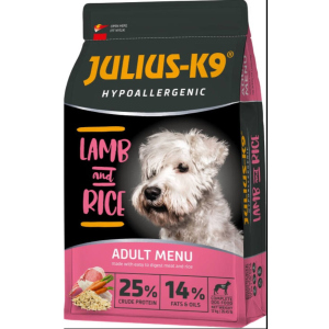 Сухий гіпоалергенний корм для дорослих собак вищої якості Julius-K9 LAMB and RICE Adult З ягнятком та рисом 12 кг (5998274312590) ТОП в Вінниці