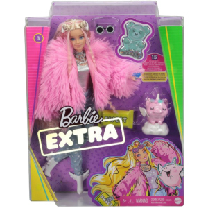 Лялька Barbie Екстра в рожевій пухнастій шубці (GRN28) (0887961908480) в Вінниці