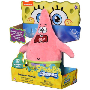 Мягкая игрушка SpongeBob Exsqueeze Me Plush Patrick Burp со звуком (EU690903) надежный