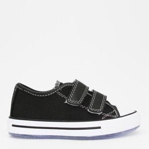 хорошая модель Кеды детские VUVU KIDS Black .white outsole 3732 9.5 26 Черные (8380001373226)