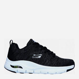 хороша модель Кросівки Skechers 232041 BKW 44 Чорні (192283366963)