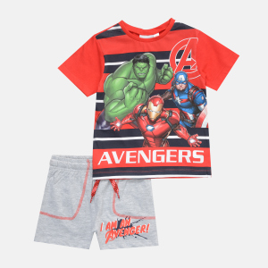 Комплект (футболка + шорти) Disney Avengers C UE1067 140 см Червоний (3609084858780)