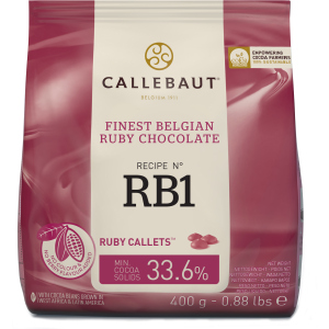Шоколад Callebaut Ruby бельгийский 400 г (5410522645859)