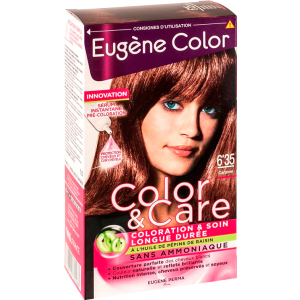 Фарба для волосся Eugene Perma без аміаку Color & Care 6.35 Темний Блондин Золотистий Червоне Дерево 125 мл (3140100336283) ТОП в Вінниці