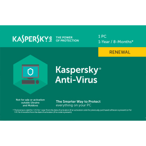 Kaspersky Anti-Virus 2020 продовження ліцензії на 1 рік для 1 ПК (скретч-картка) в Вінниці