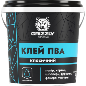 Клей ПВА Класичний Grizzly 5 кг (4823048028388) ТОП в Вінниці