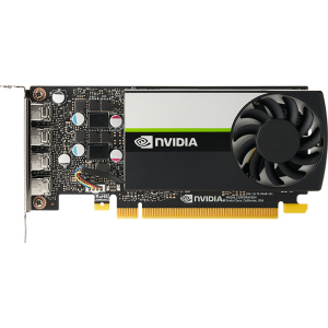 PNY PCI-Ex NVIDIA T1000 4GB GDDR6 (128bit) (4 x miniDisplayPort) (VCNT1000-SB)