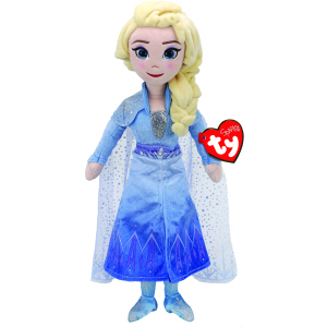 Мягкая игрушка-кукла TY Frozen Elsa со звуковым эффектом 25 см (02406) (008421024063) надежный