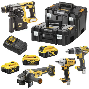 Набір із чотирьох акумуляторних безщіткових інструментів DeWalt DCK428P3T ТОП в Вінниці