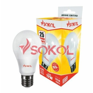 Набор 10 шт. LED лампа SOKOL A65 12.0W 220В E27 4100К лучшая модель в Виннице