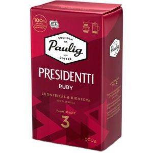 хорошая модель Кофе молотый Paulig Presidentti Ruby 500 г (6411300176724)