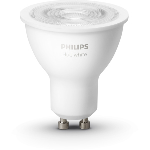 Розумна лампа Philips Hue GU10, 5.2W(57Вт), 2700K, White, Bluetooth, димована, 2 шт (929001953506) в Вінниці