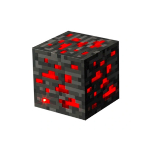 Нічник BauTech Червона руда Майнкрафт Minecraft Lamp (Редстоунова руда) Червоний (1009-446-02)