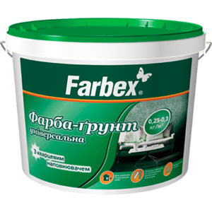 Фарба-грунт Farbex універсальна 14 кг (4820089418932) ТОП в Вінниці