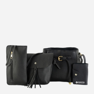 Жіноча сумка Traum 7228-30 Чорна (4820007228308) краща модель в Вінниці