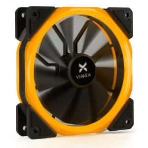 хорошая модель Кулер для корпуса Vinga LED fan-02 orange