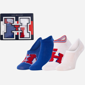 Набір шкарпеток Tommy Hilfiger Unisex Sneaker Giftbox 392004001-470 43-46 4 пари (8718824653433) ТОП в Вінниці