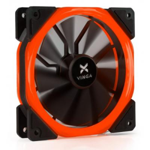 Кулер для корпуса Vinga LED fan-02 red надежный