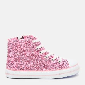 Кеди дитячі VUVU KIDS Pink glitter 3004 11 28 Рожеві з бісером (8380001300428) ТОП в Вінниці