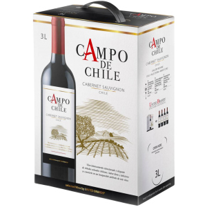 Вино Campo de Chile Cabernet Sauvignon 3L BiB червоне сухе 3 л 13-15% (8594045652666) ТОП в Вінниці