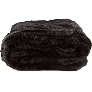 Плед LIFETIME Furry blanket Черный 120x150 см (871125227910-2 black) ТОП в Виннице