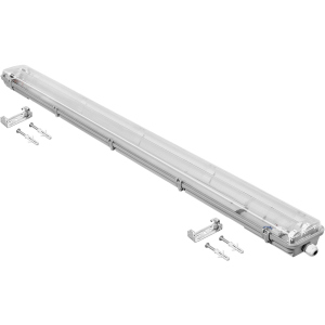 Лінійний світильник DELUX PC7 LED SLIM IP65 G13 під LED лампи 2х1200 мм (90017901) краща модель в Вінниці