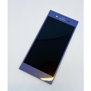 Дисплей (екран) Sony G8341 Xperia XZ1/G8342 + тачскрин, синій, Moonlit Blue High Copy краща модель в Вінниці