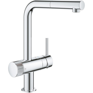 Смеситель кухонный с подключением к фильтру GROHE Blue Pure Minta 31721000 ТОП в Виннице