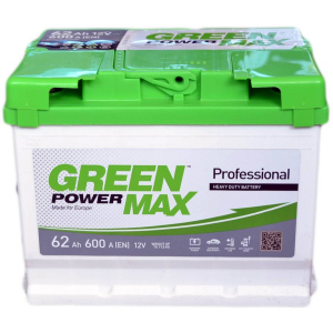 Автомобільний акумулятор Green Power MAX 62 Ah (+/-) Euro в Виннице