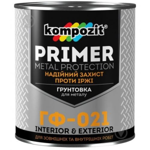 Грунтовка Kompozit ГФ-021 (Композит ГФ-021) 12 кг для металу краща модель в Вінниці