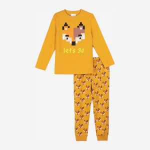 Піжама (лонгслів + штани) Coccodrillo Pyjamas ZC1448102PJS-026 104 см Помаранчева (5904705589417)