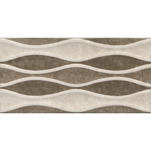 купити Плитка Kale Verona RP-8175 Wave décor beige-brown 30х60 см 30*60 см