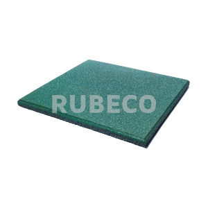 Резиновая плитка RUBECO 500*500*20мм зеленая 1м2