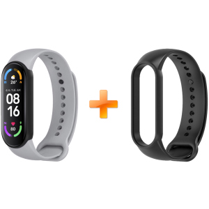 Xiaomi Mi Band 6 MiJobs двоколірний сірий/чорний (MJ6-DSS004GB) краща модель в Вінниці