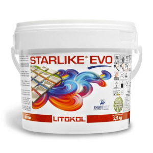 Клей-затирка Litokol STARLIKE EVO 210/2.5кг Сіро-бежевий ТОП в Виннице