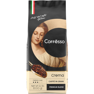 Кофе в зернах Coffesso Crema 1000 г (8001681575018) ТОП в Виннице