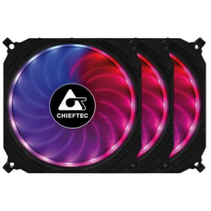 купити Набір вентиляторів Chieftec Tornado RGB 3in1 (CF-3012-RGB), 120x120x25, 6pin