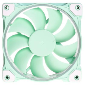 Вентилятор ID-Cooling ZF-12025-Mint Green, 120x120x25мм, 4-pin PWM, зелений надійний