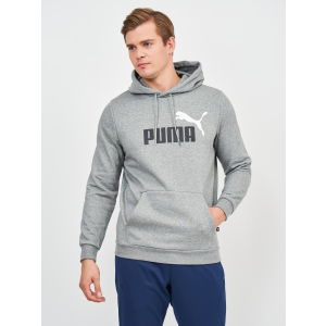 Худі Puma ESS+ 2 Col Big Logo Hoodie 58676403 S Medium Gray Heather (4063697288003) рейтинг