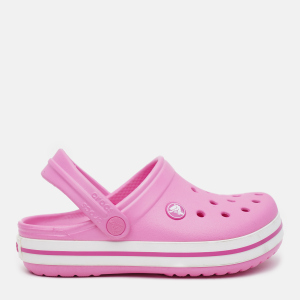 Кроки Crocs Kids Jibbitz Crocband Clog K 204537-6U9-J2 33-34 Рожеві (887350925494) краща модель в Вінниці