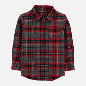 Рубашка Carters 3J216610 122 см 981 PL Plaid (194133515095) лучшая модель в Виннице