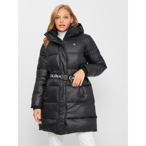 купить Пуховик Calvin Klein Jeans Logo Belt Waisted Long Puffer J20J216885-BEH L Black (8719854553366)