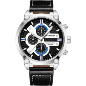 Чоловічий годинник Guanqin Silver-Black-Black GS19088 CL (GS19088SBB) ТОП в Вінниці