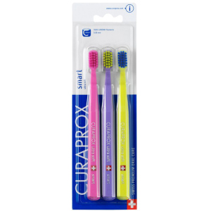 Набір зубних щіток Curaprox Ультрам'які CS Smart Ultra Soft (CS Smart/3-01)