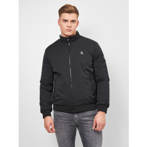 Ветровка Calvin Klein Jeans Nylon Harrington Jacket J30J318216-BEH L Black (8719854123545) лучшая модель в Виннице