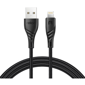 Кабель Mcdodo MFI USB to Lightning data cable 1.2 м Black (RCA-653) надежный