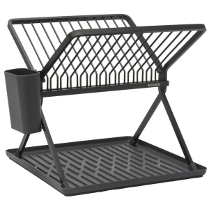 Сушарка для посуду Brabantia Foldable Dish Rack Темно-сіра (139406) в Вінниці