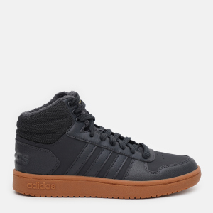 Черевики Adidas Hoops 2.0 Mid GZ8040 36 (4.5) 23 см Carbon/Carbon/Goldmt (4064047611489) краща модель в Вінниці