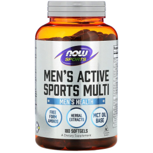 Вітаміни Now Foods Men's Extreme Sports Multi 180 софт капсул (733739038913) рейтинг