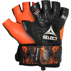 Вратарские перчатки Select Goalkepeer Gloves Futsal Liga 33 10 (201) Черно-оранжевые (5703543212088) ТОП в Виннице